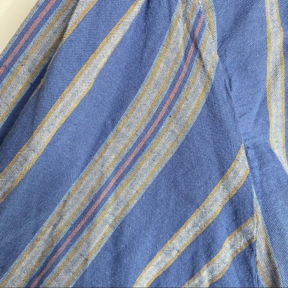 NWT a.n.a  Millie Stripe Navy Poets top - Picture 5 of 13